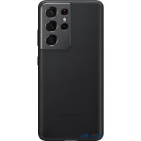 Чохол Samsung Leather Cover для Samsung Galaxy S21 Ultra (EF-VG998LBEGRU) Black